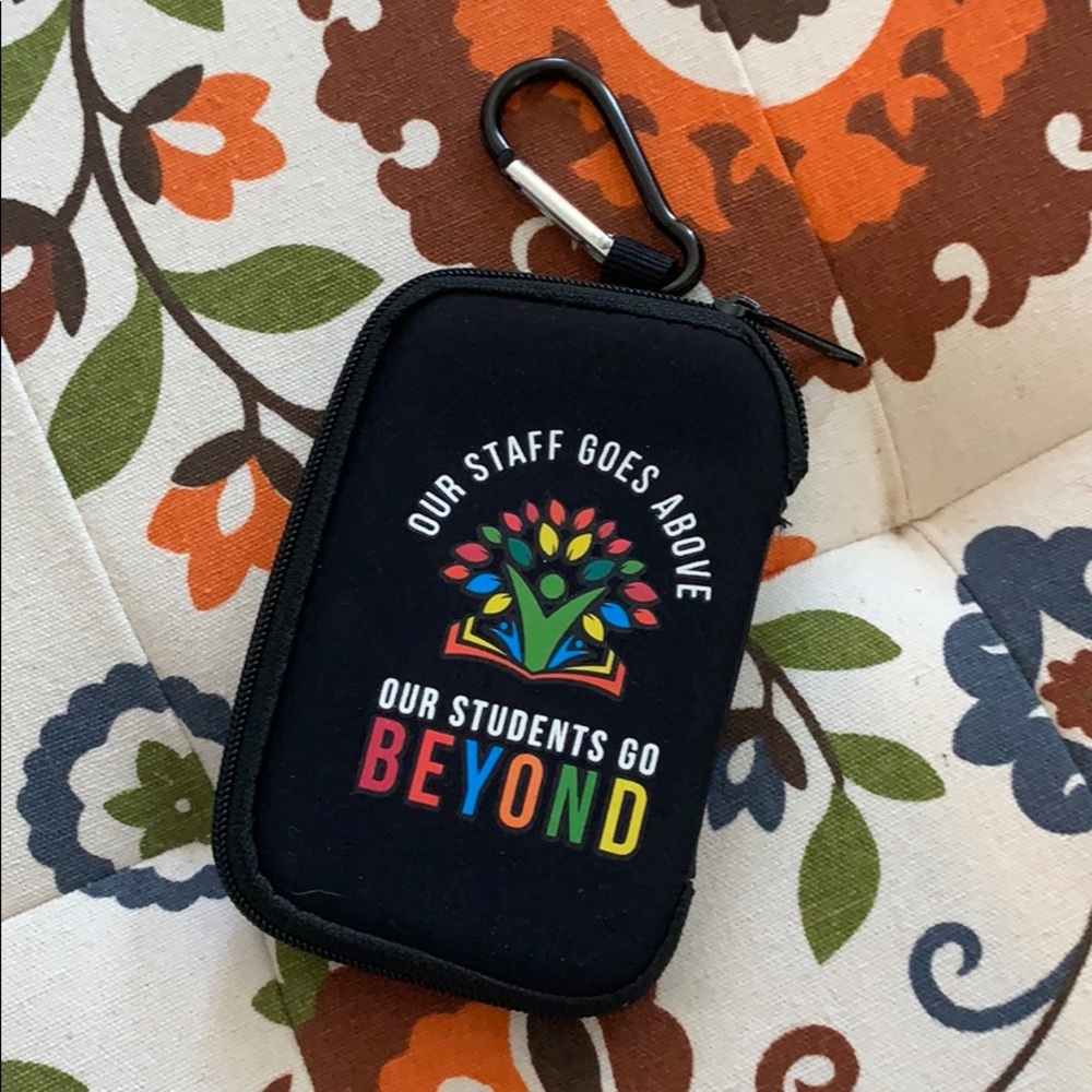 Teacher card carrier